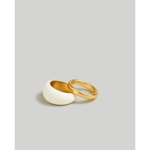 Madewell Chunky Enamel Ring Size 7